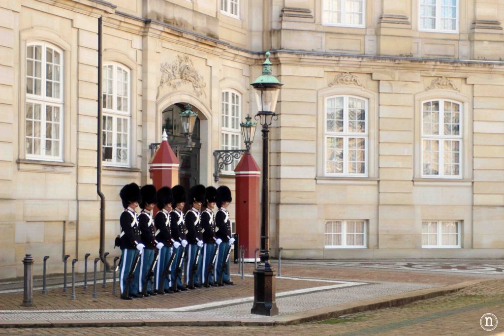 cambio de guardia en amalienborg