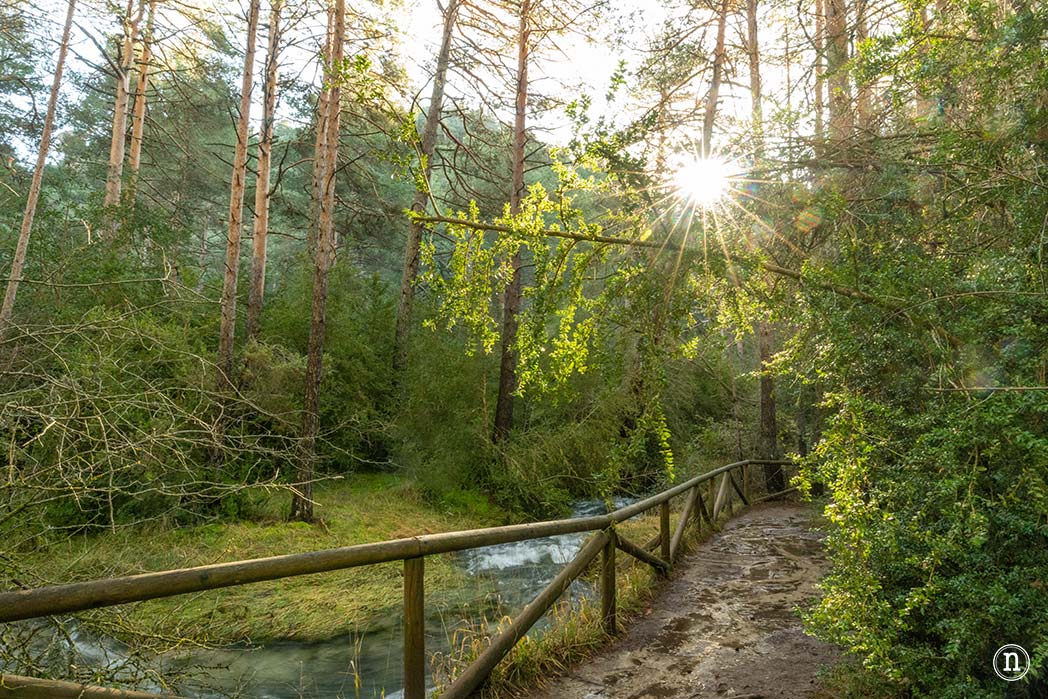 cascadas del Nacimiento del río Cuervo