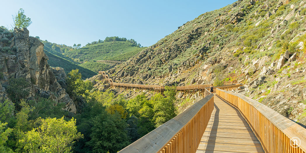 Las Pasarelas del Mondego en la Serra da Estrela, Portugal