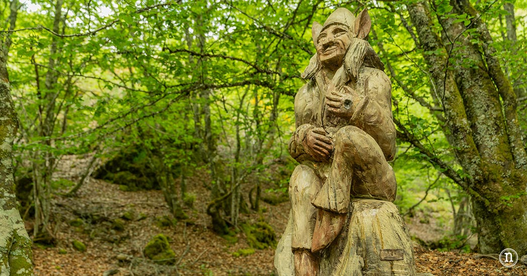 Bosque Encantado de Carande, Senda de la Mitología Leonesa