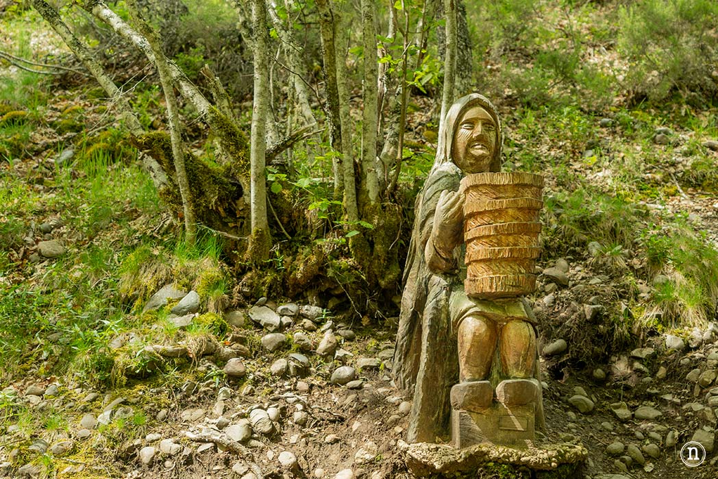 Bosque Encantado de Carande, Senda de la Mitología Leonesa