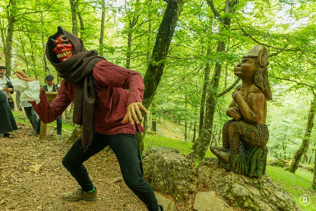 Bosque Encantado de Carande, Senda de la Mitología Leonesa
