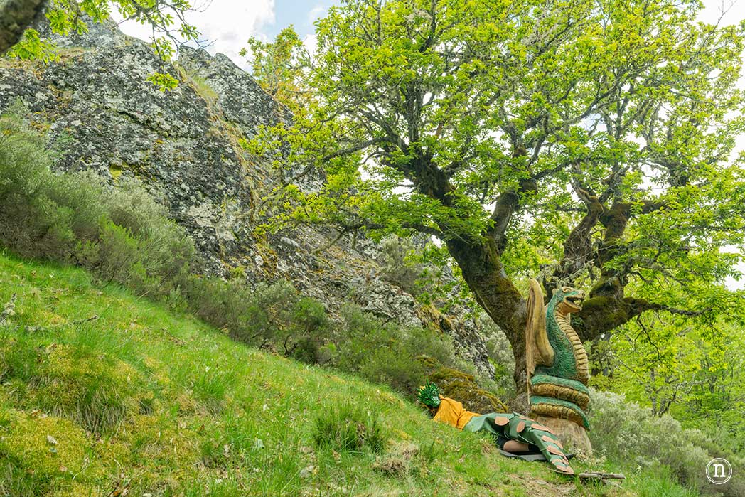 Bosque Encantado de Carande, Senda de la Mitología Leonesa
