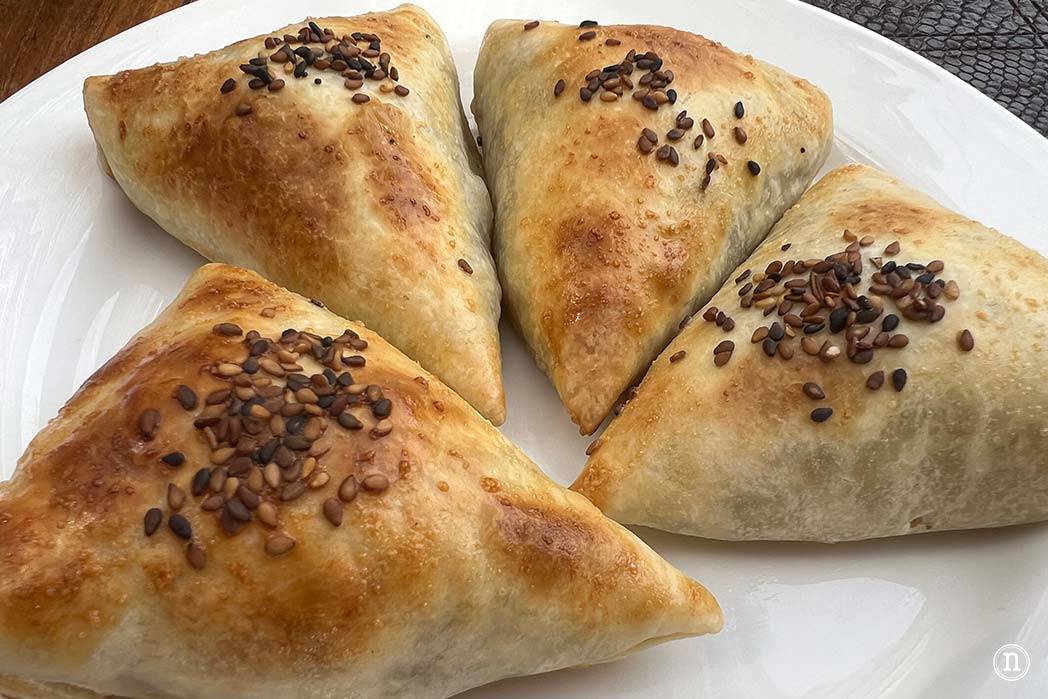 Somsa comer en Uzbekistán