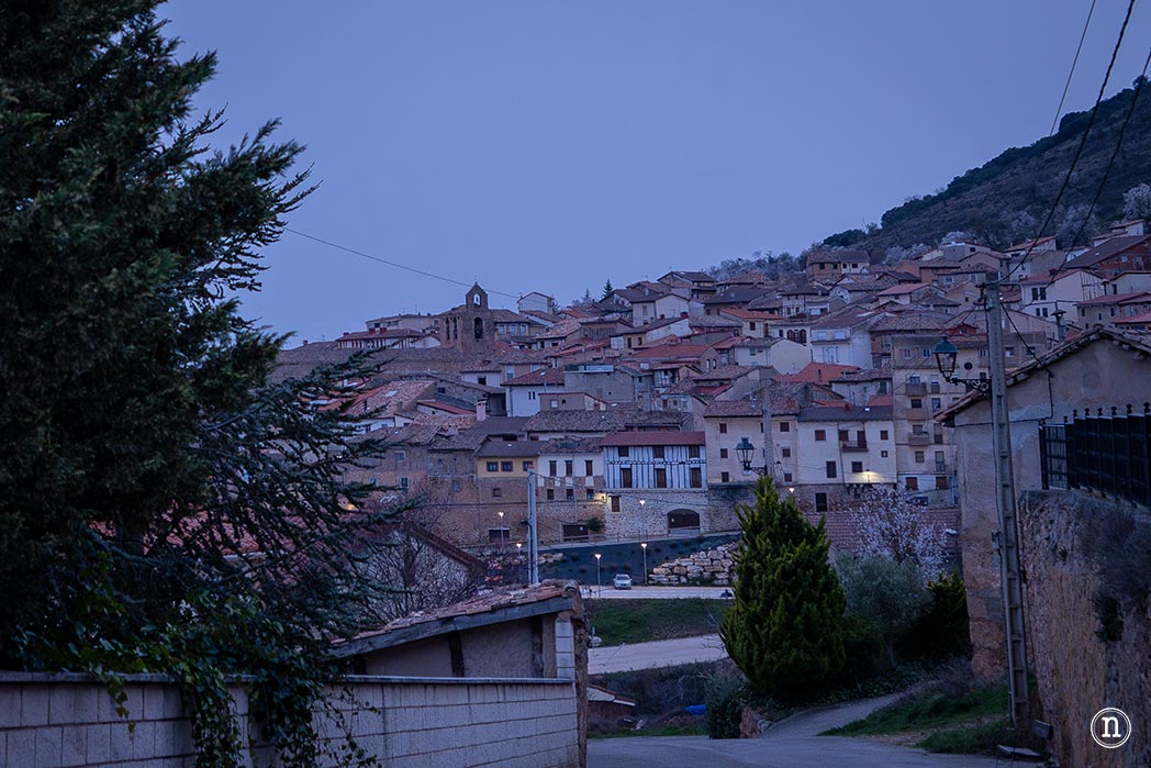 Ruta de los almendros en Poza de la Sal, Burgos