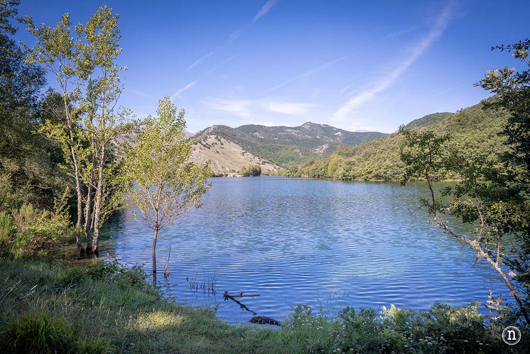 Embalse de Ruesga en Cervera de Pisuerga, Montaña Palentina