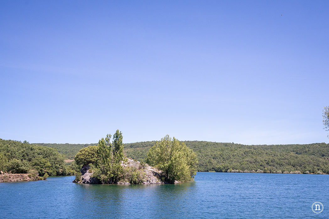 Embalse de Ruesga en Cervera de Pisuerga, Montaña Palentina