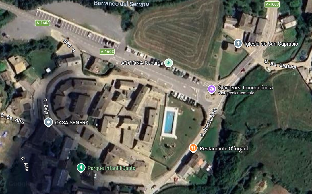Donde aparcar en Santa Cruz de la Serós